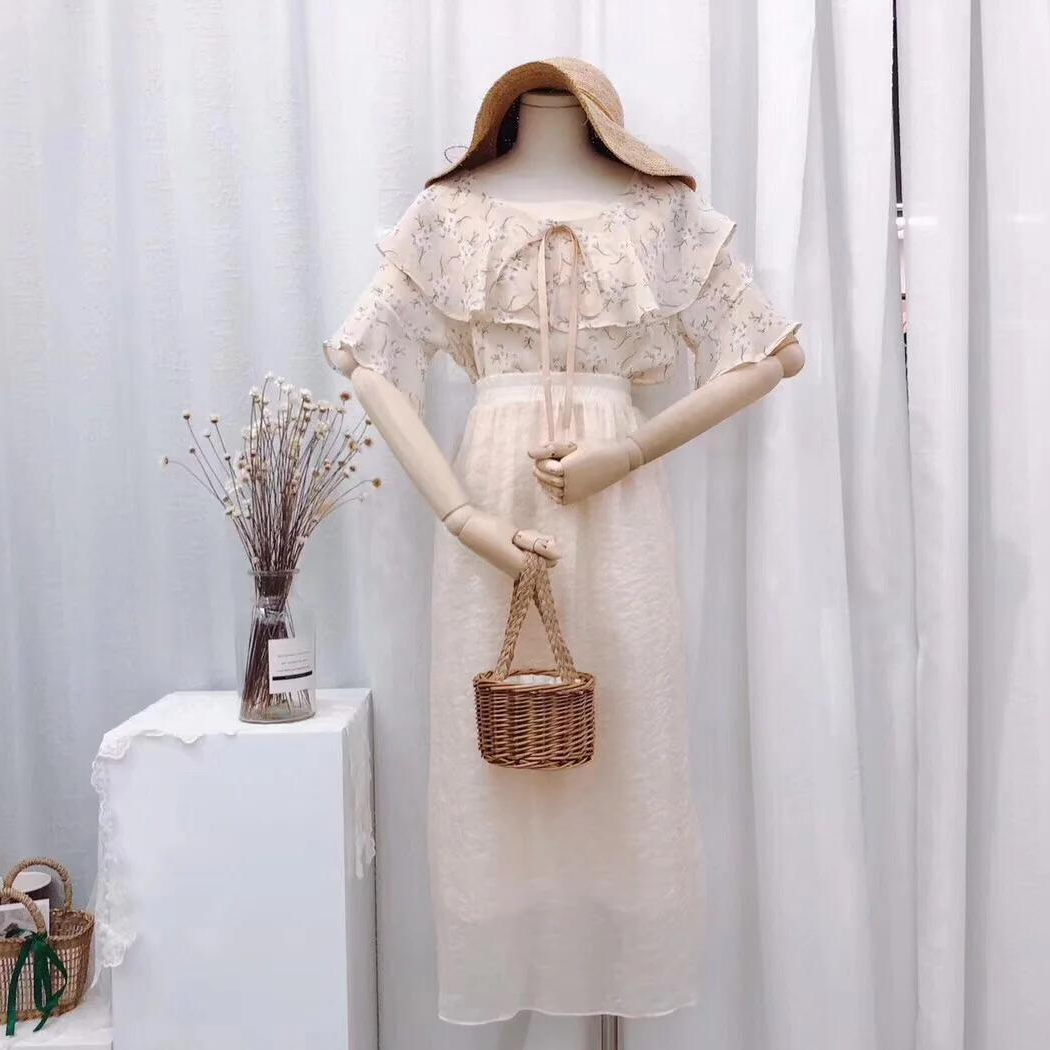 3专属休闲美衣连衣裙莫奈花园风