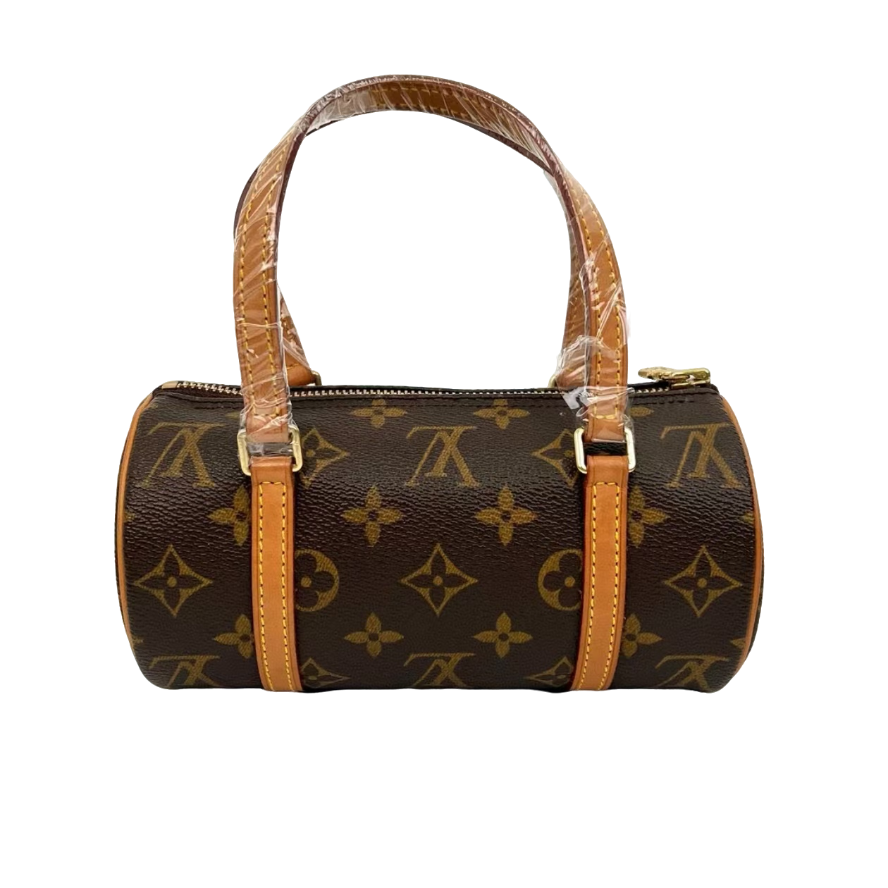 修复品 LouisVuitton/路易威登巴比龙19迷你手提包/植鞣革换新