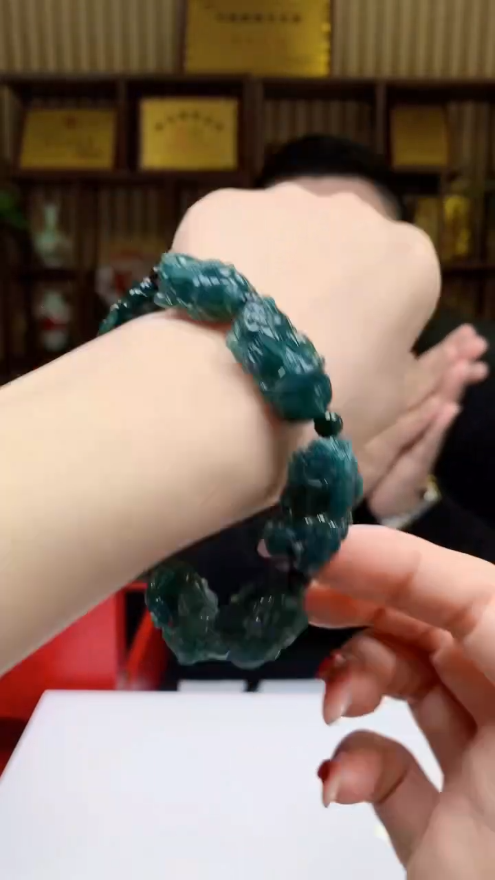 【闪购商品】定制翡翠未镶嵌1071ry-毛货挂件