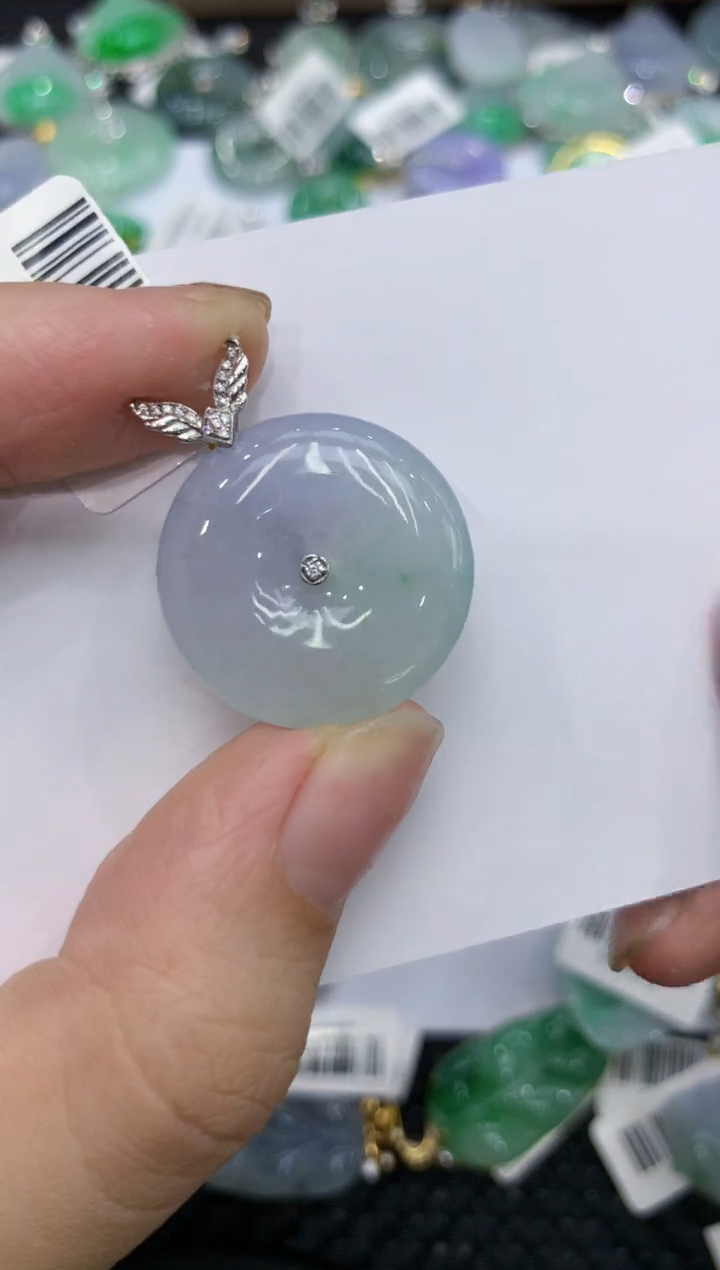 【闪购商品】翡翠颈饰18K金镶嵌111111111111