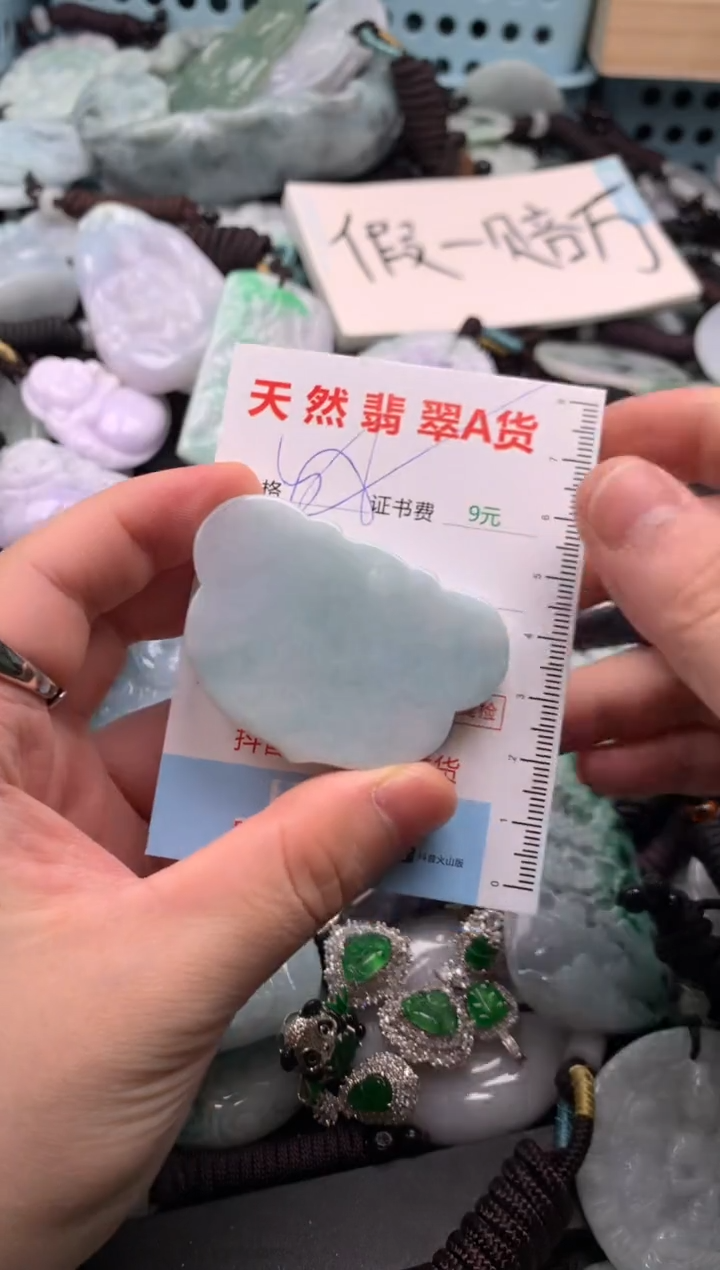 翡翠未镶嵌吊坠(不含链)1