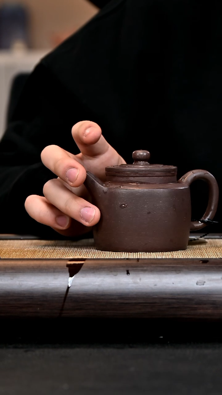 【闪购商品】紫砂茶壶1370 剑流德钟 天青