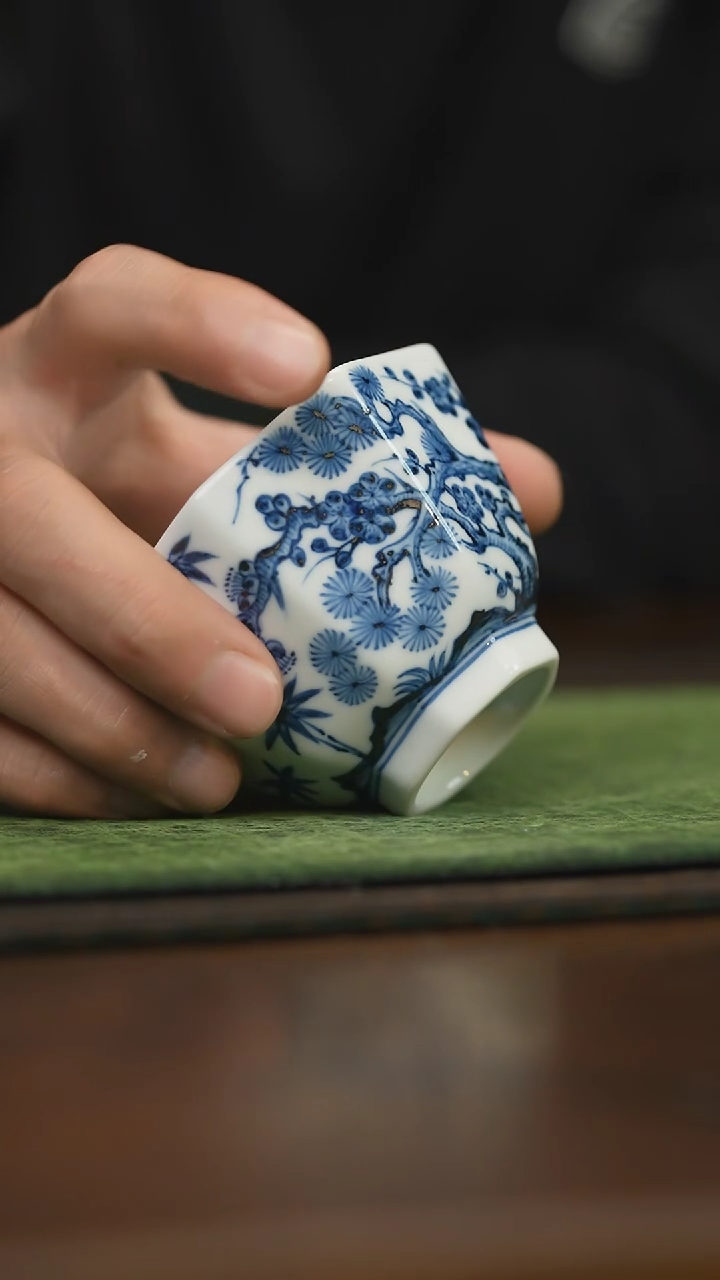 【闪购商品】杯柴窑青花破价福利