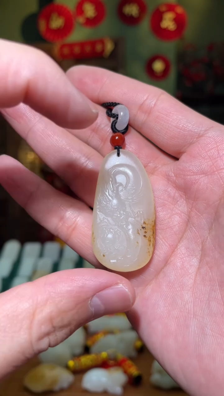 【闪购商品】和田玉颈饰未镶嵌龙