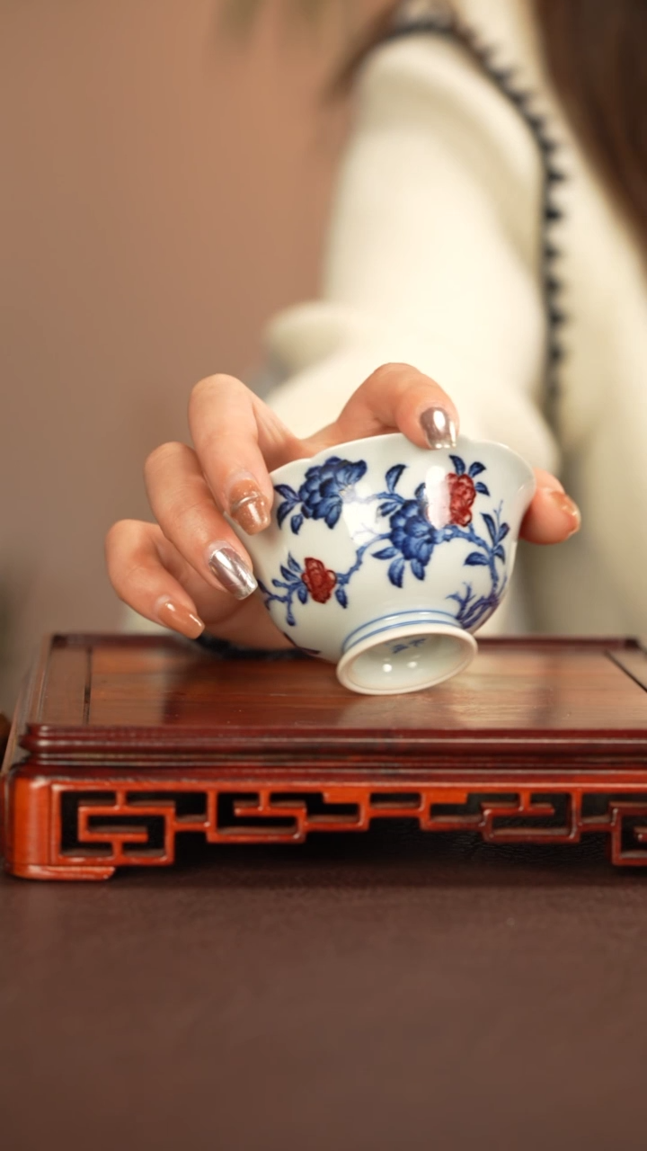 【闪购商品】杯子永明尚玩景德镇手工手绘陶瓷