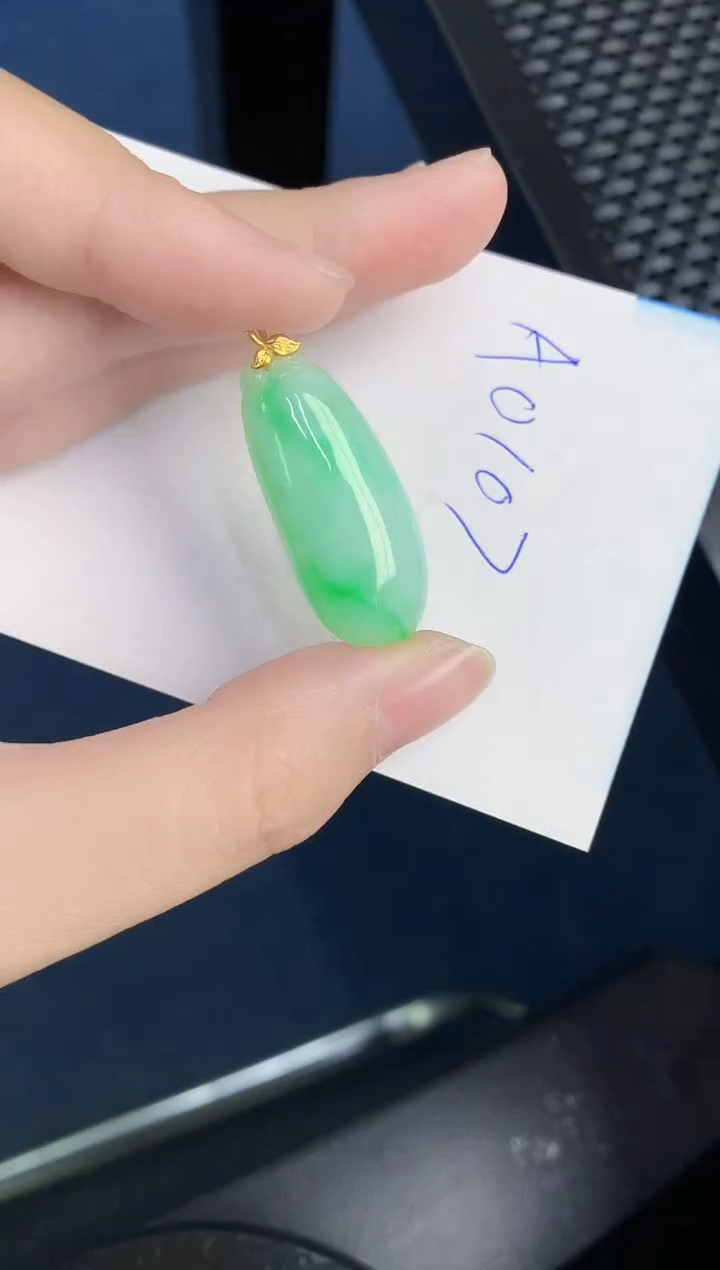 【闪购商品】翡翠颈饰18K金镶嵌000000000