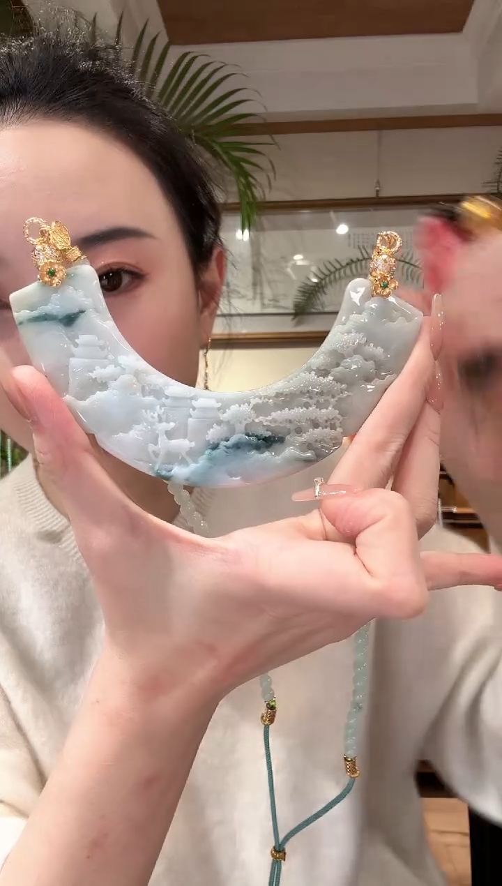 【闪购商品】翡翠颈饰未镶嵌国风