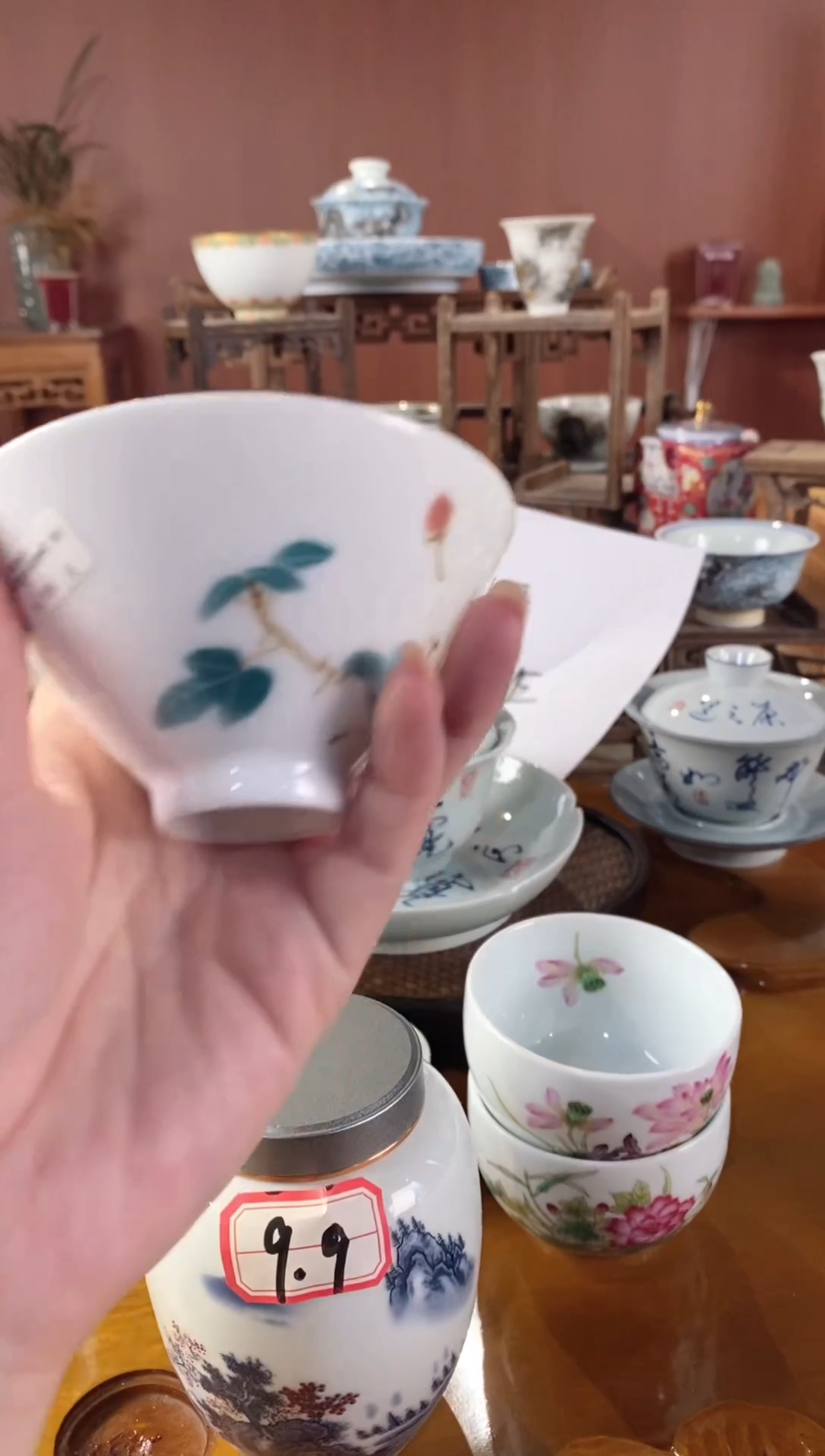 【闪购商品】杯景德镇陶瓷一个////玲珑杯35