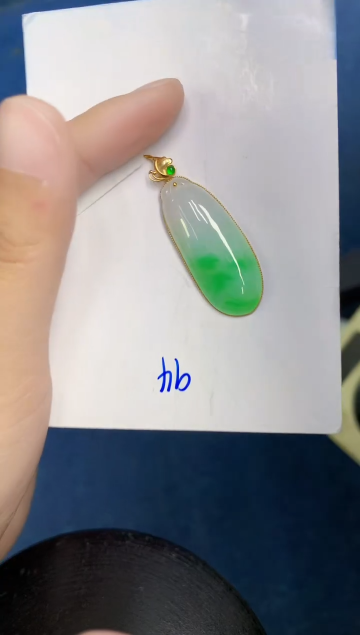 【闪购商品】翡翠颈饰18K金镶嵌000000000