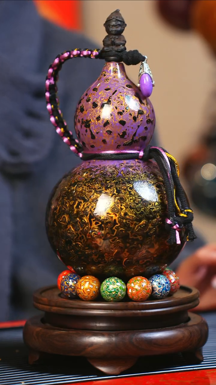 【闪购商品】JV129大师姐臻选非遗大漆酒葫芦