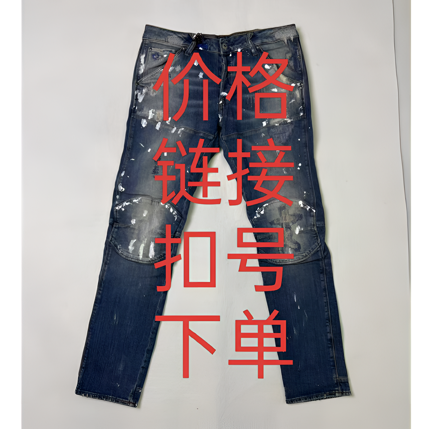 男士帆布多口袋灰色工装裤