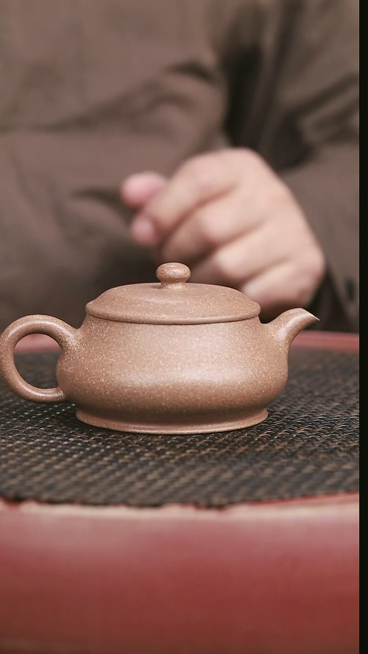 茶壶紫砂桃花泥明炉150CC