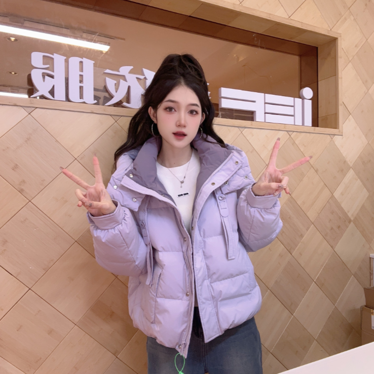 IEF/爱依服2025冬季新款韩版时尚通勤气质百搭白鸭绒保暖羽绒外套