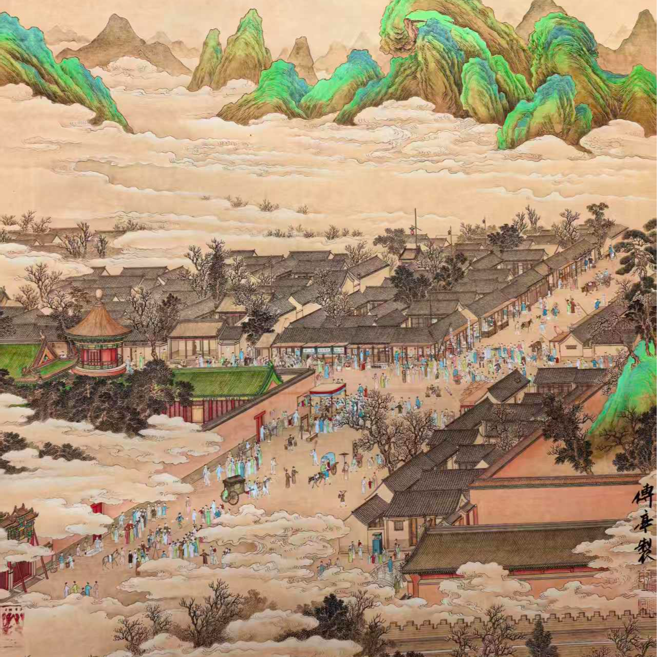 张传亭老师的作品正月观灯