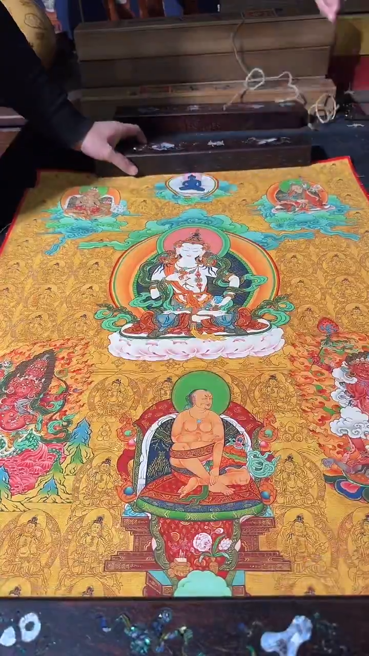 卷轴画藏式珍藏彩绘艺术馆97