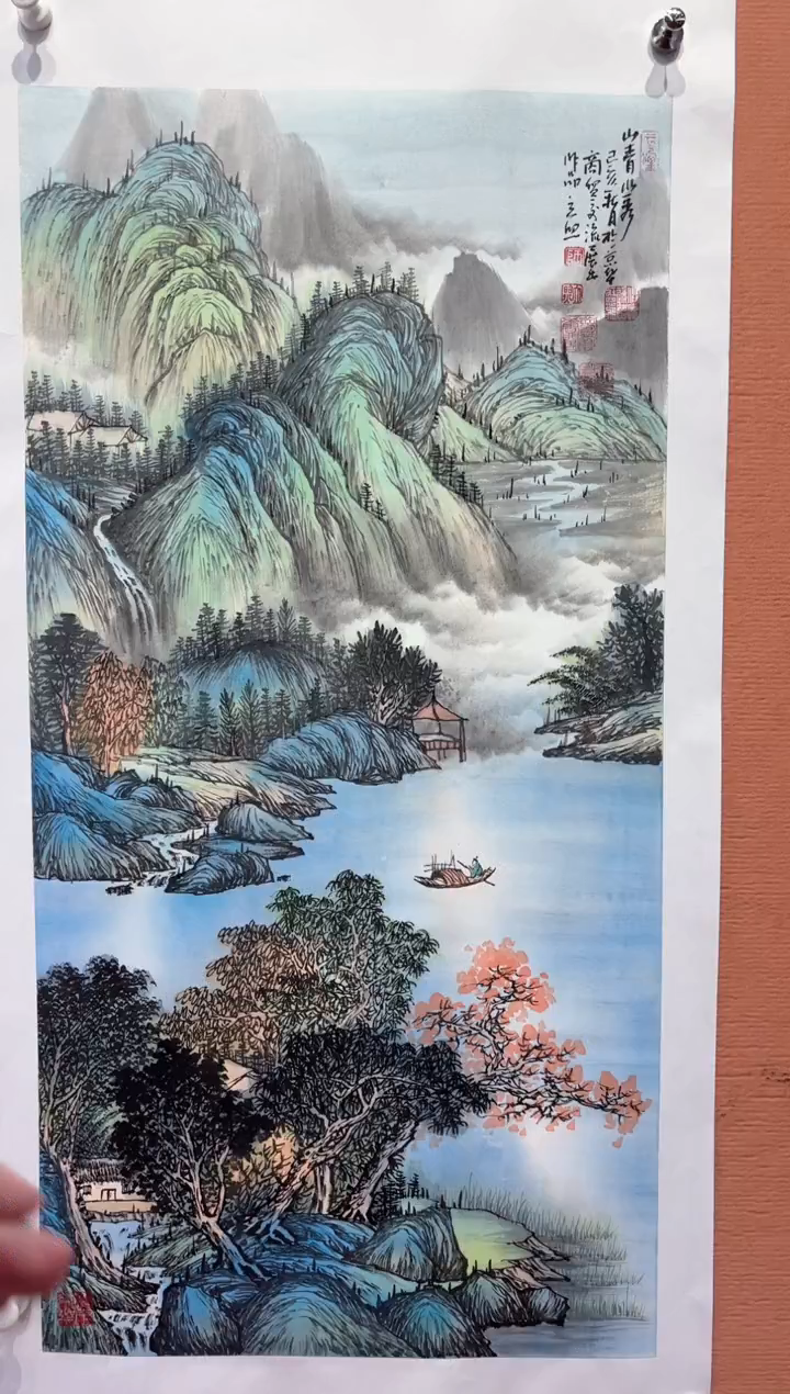 国画师立照老师国画作品