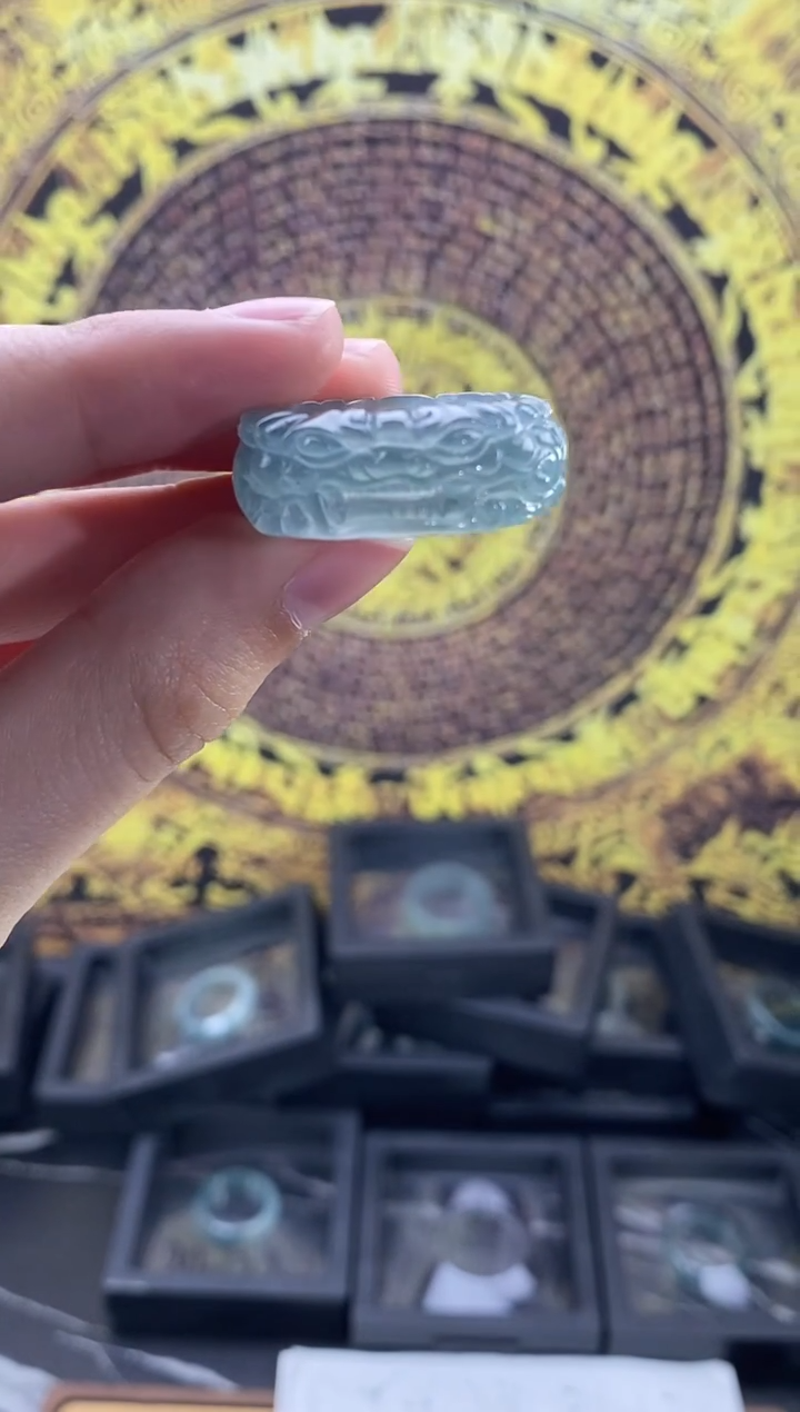 未镶嵌戒圈翡翠117