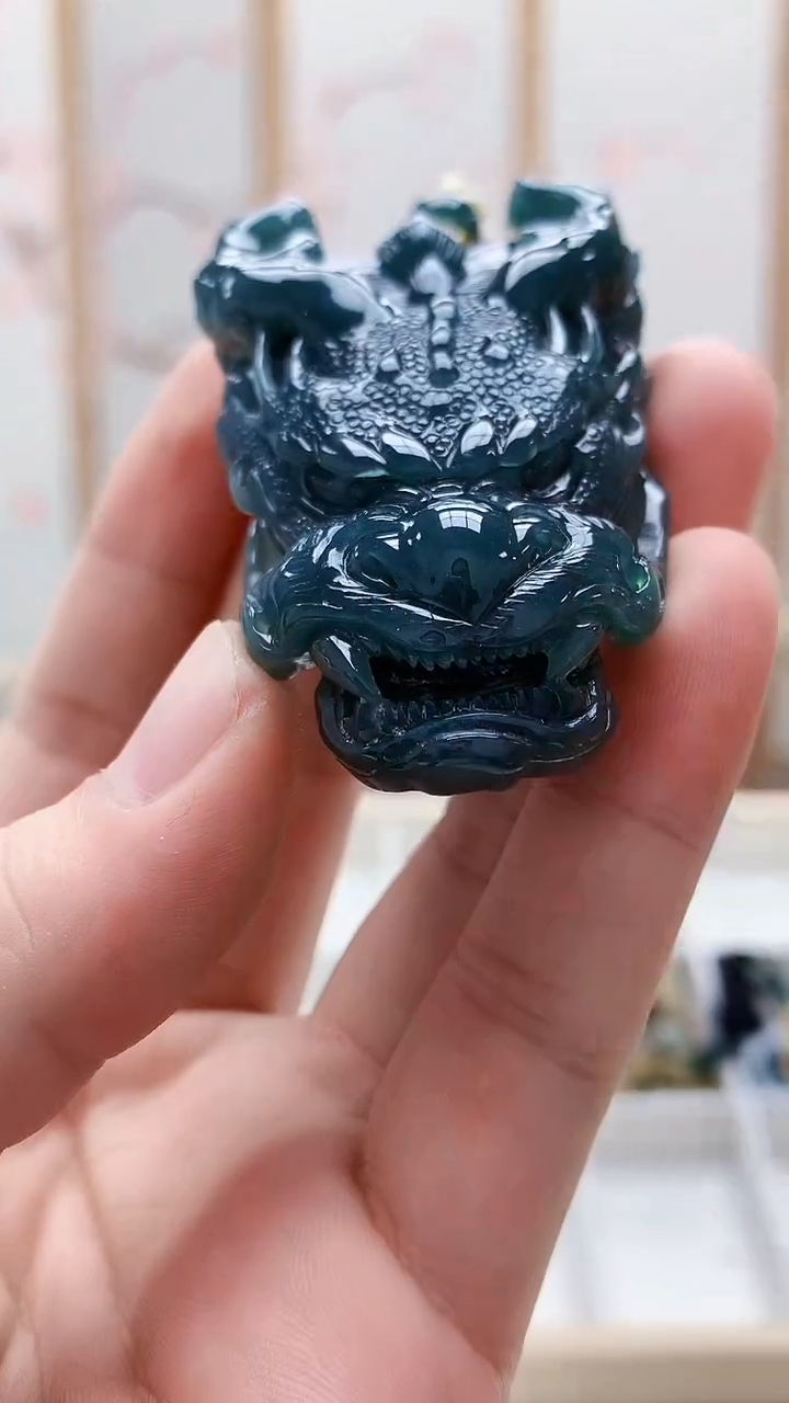 未镶嵌定制翡翠5028bb-毛货挂件59