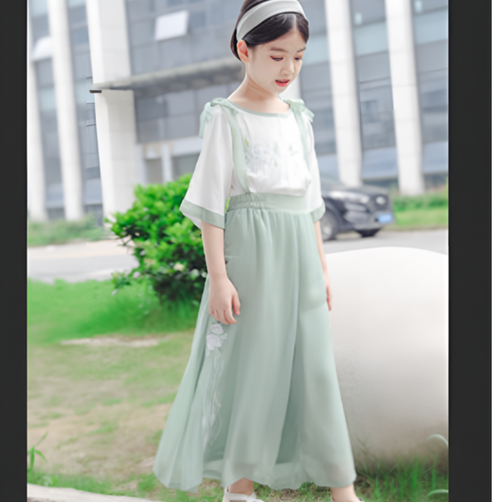 F11-311淘女童夏季仙气汉服套装（7081）