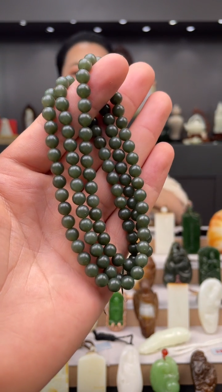 和田玉未镶嵌挂件珠串（多样性发货）