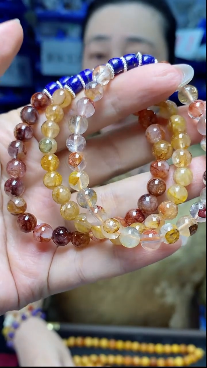 未镶嵌手链水晶多样性发货发其一