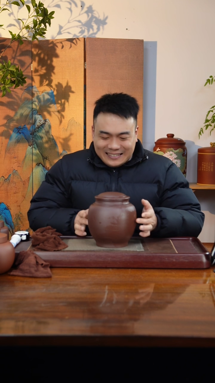 宜兴原矿紫砂茶叶罐