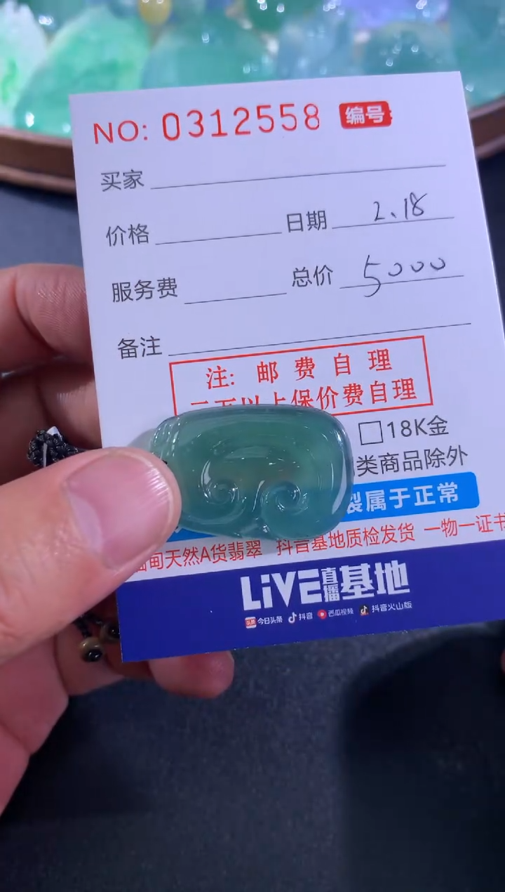 【闪购商品】翡翠颈饰未镶嵌天然A货翡翠