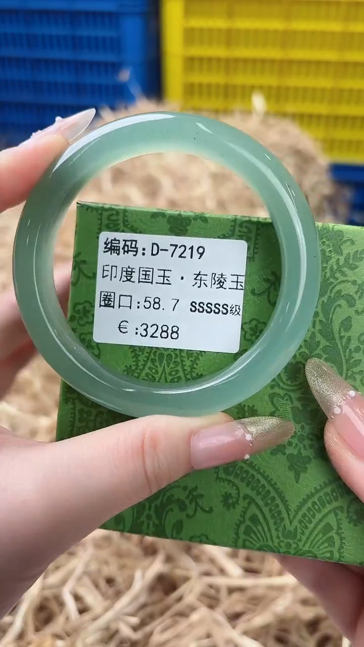 未镶嵌手镯石英质玉D-7219