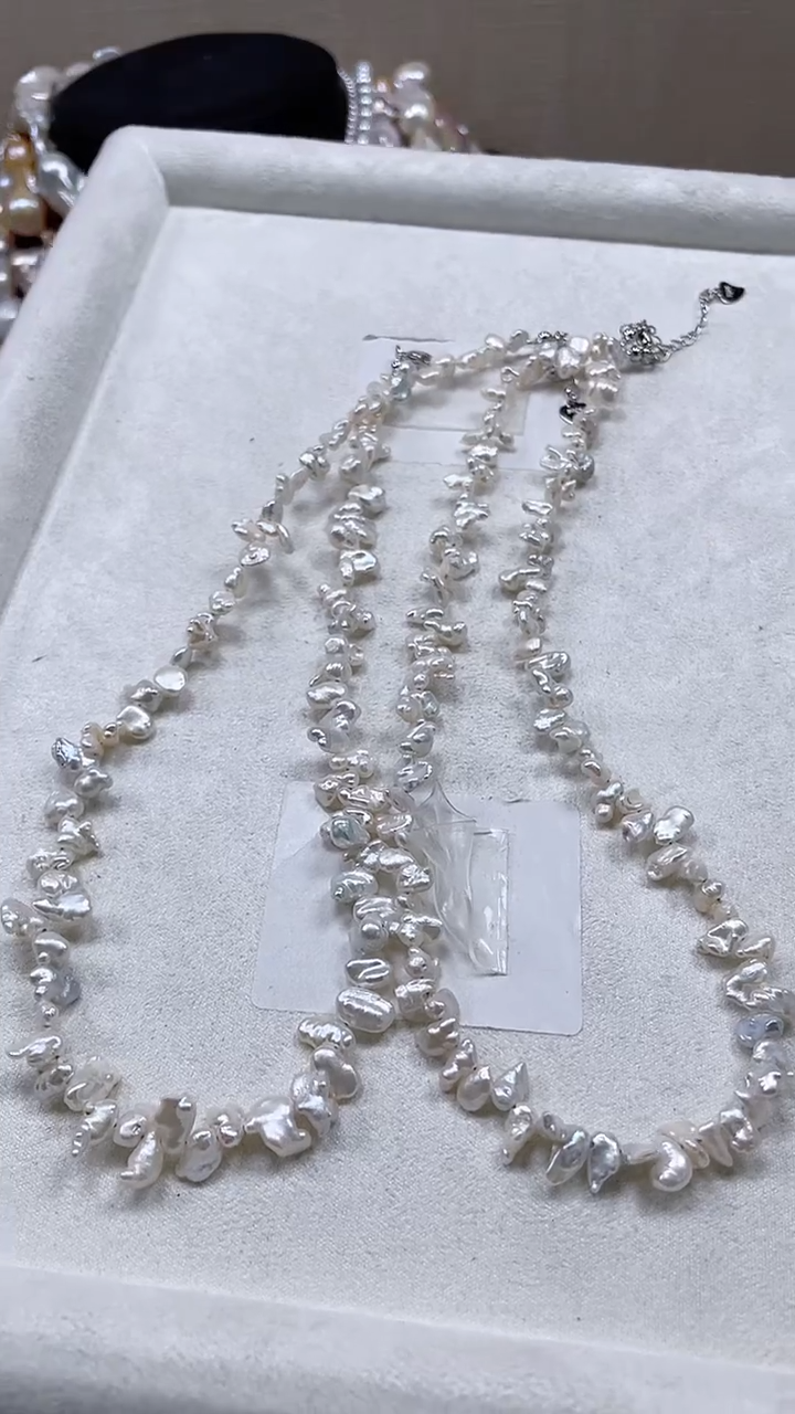 未镶嵌项链淡水珍珠【纯恬饰品】（多样性发货发一）