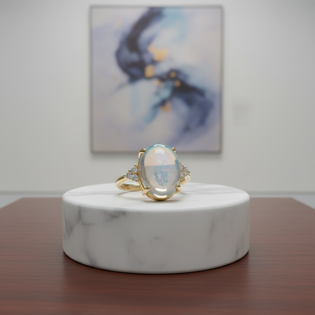 K-B130-铭月甄选欧标国际奢饰传藏戒指保测后发精品