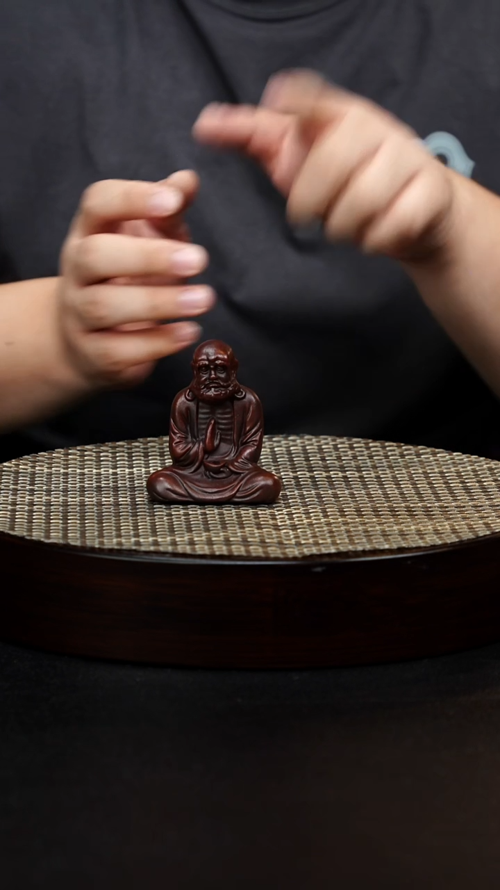 茶壶紫砂宜兴原矿手工紫砂 达摩坐禅