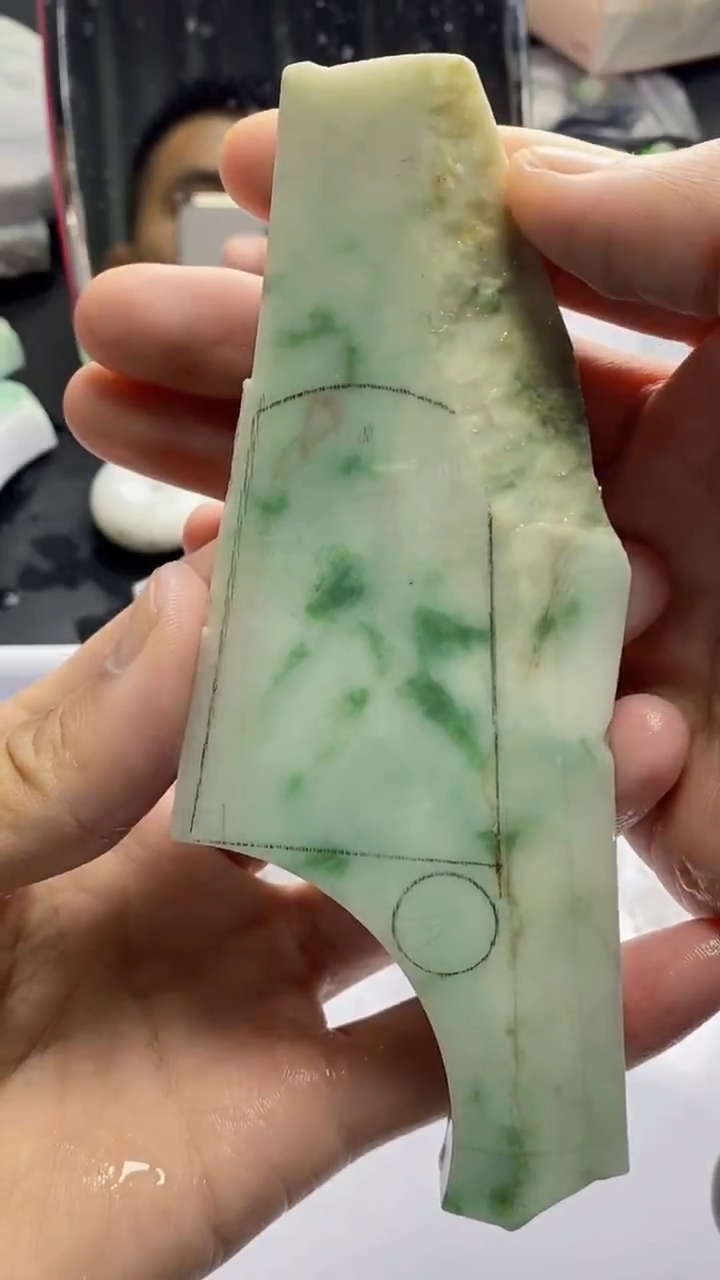 裸石翡翠天然缅甸A货【海】16
