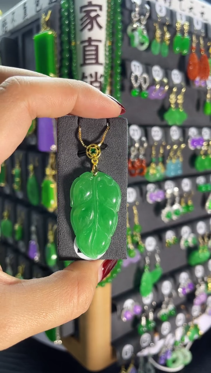 【闪购商品】翡翠耳饰银S925镶嵌216..