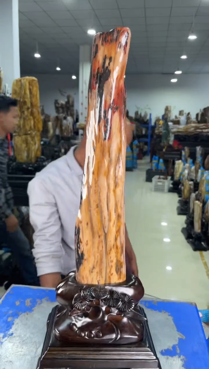 【闪购商品】硅化玉摆件未镶嵌40