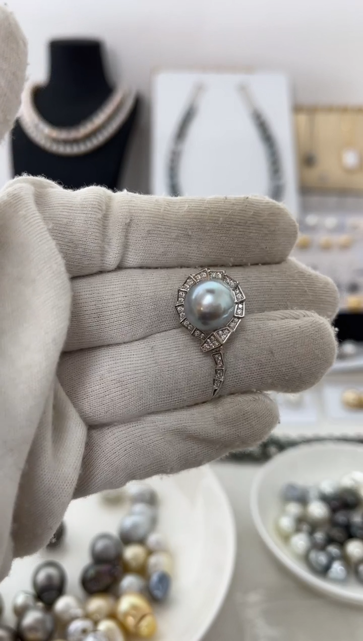 【闪购商品】海水珍珠吊坠(赠链)银S925镶嵌海水珍珠吊坠