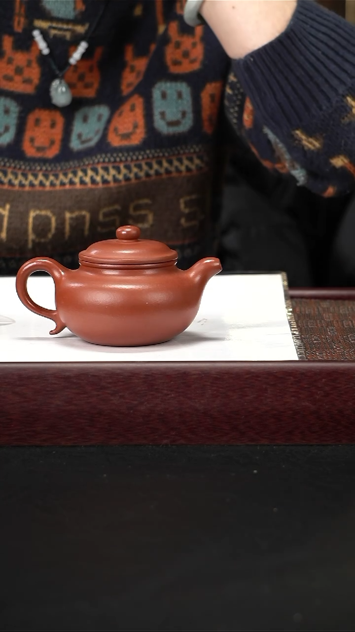 茶壶紫砂zq朱泥仿古