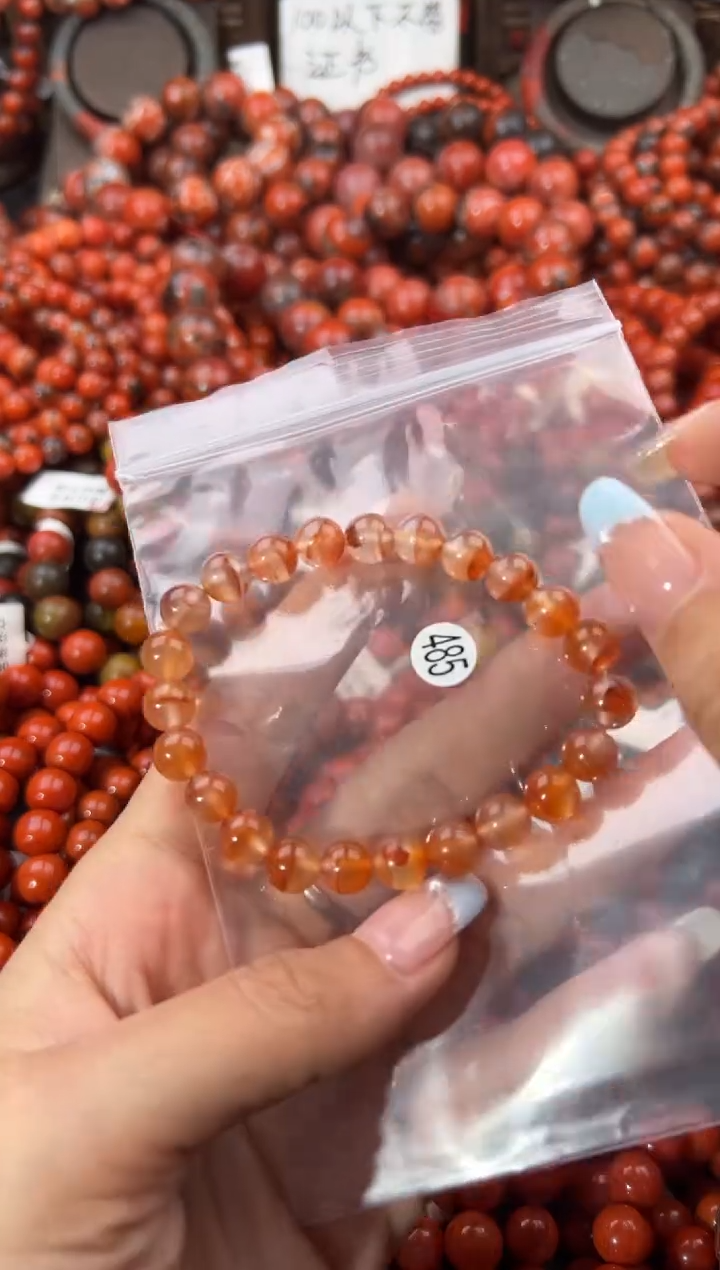 未镶嵌手串南红玛瑙8+