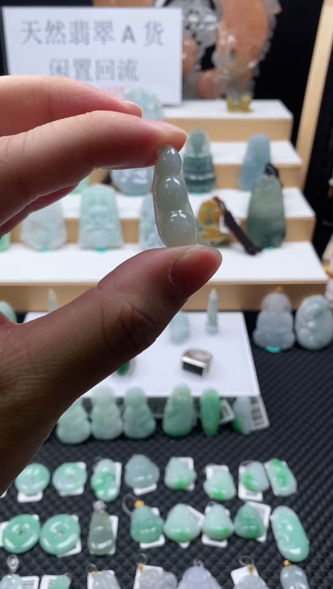 【闪购商品】翡翠颈饰未镶嵌138福豆