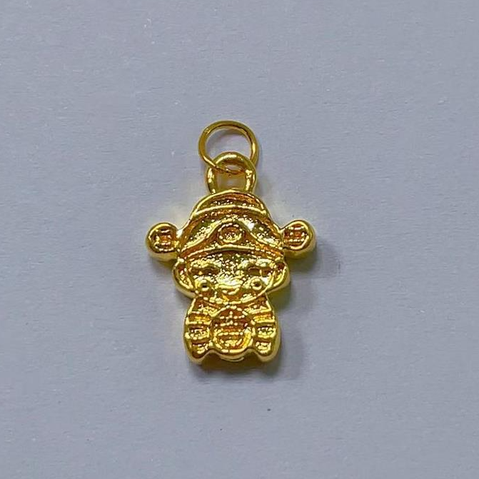 【木子专享】足金999投资金攒黄金小财神配件PJ844克重多退少补