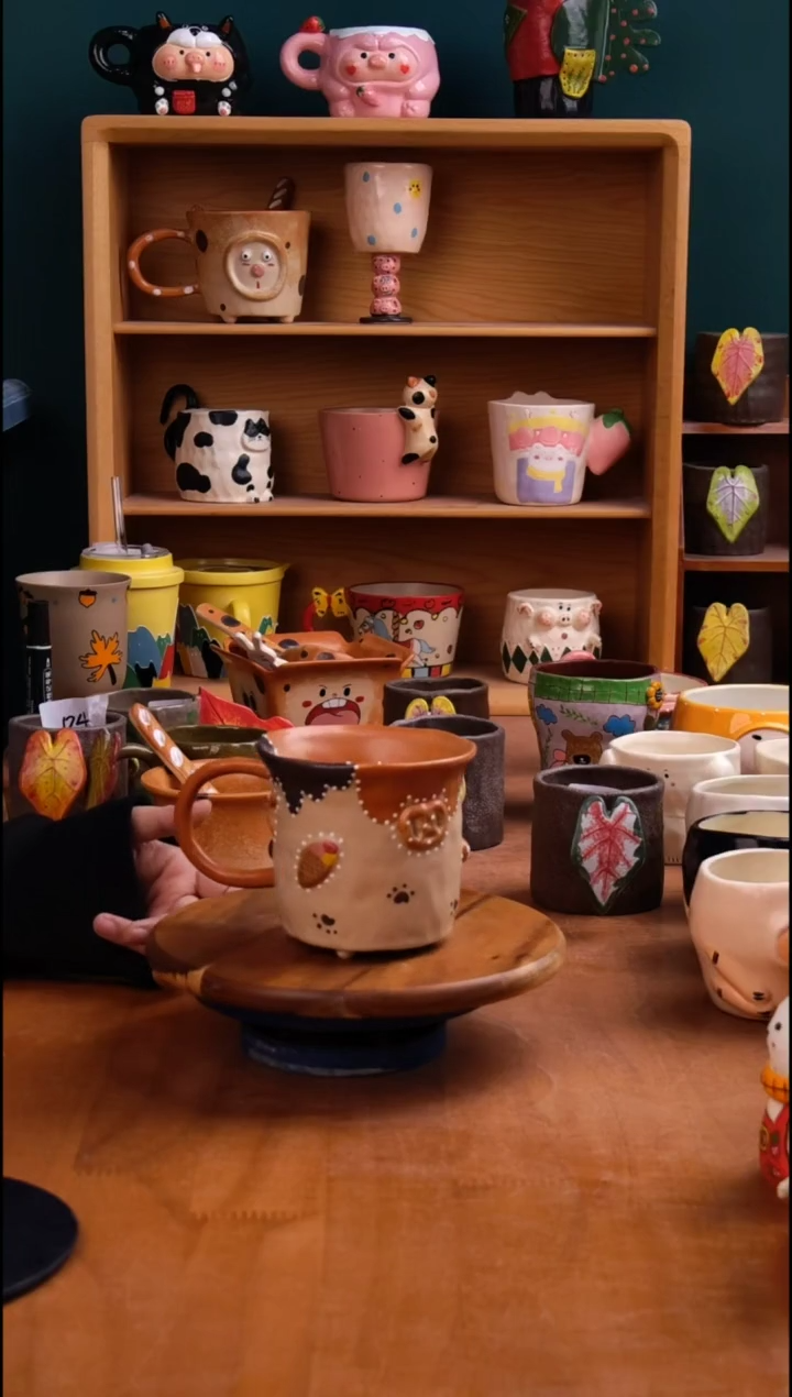 摆件陶景德镇原创手工陶瓷