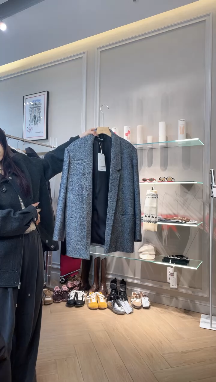 特价到付 dansfeu  s码 羊毛西装3999