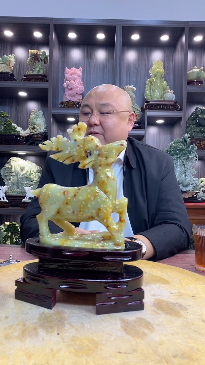 玉冬 玉岫岩料手工雕刻装饰摆件居家送礼一物一图精品摆件