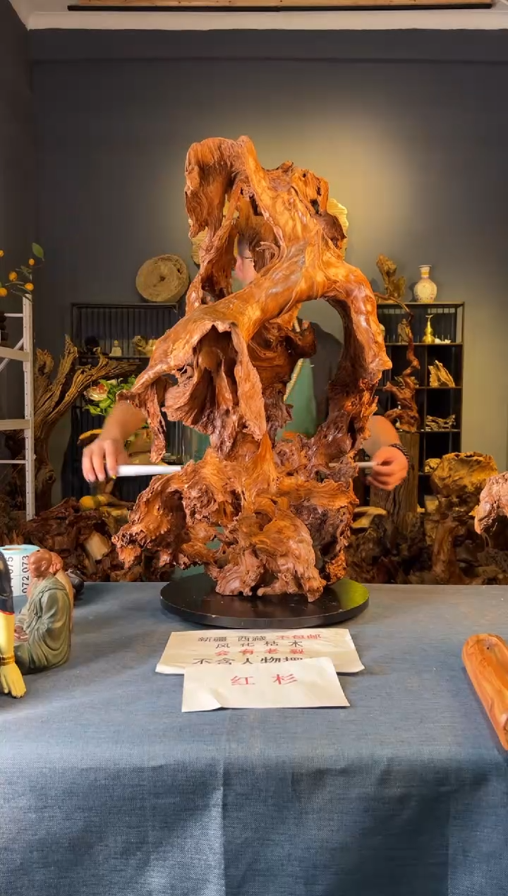 木卢师傅根艺作品（不包含人物摆件）