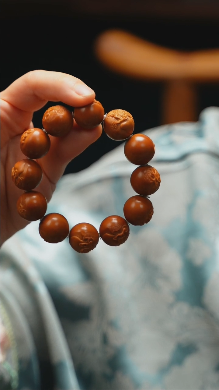 【闪购商品】橄榄核手串/手链正圆梵相罗汉