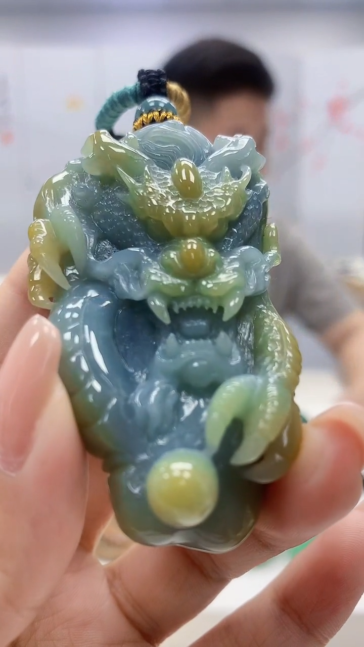 定制翡翠未镶嵌4917xx-毛货挂件93