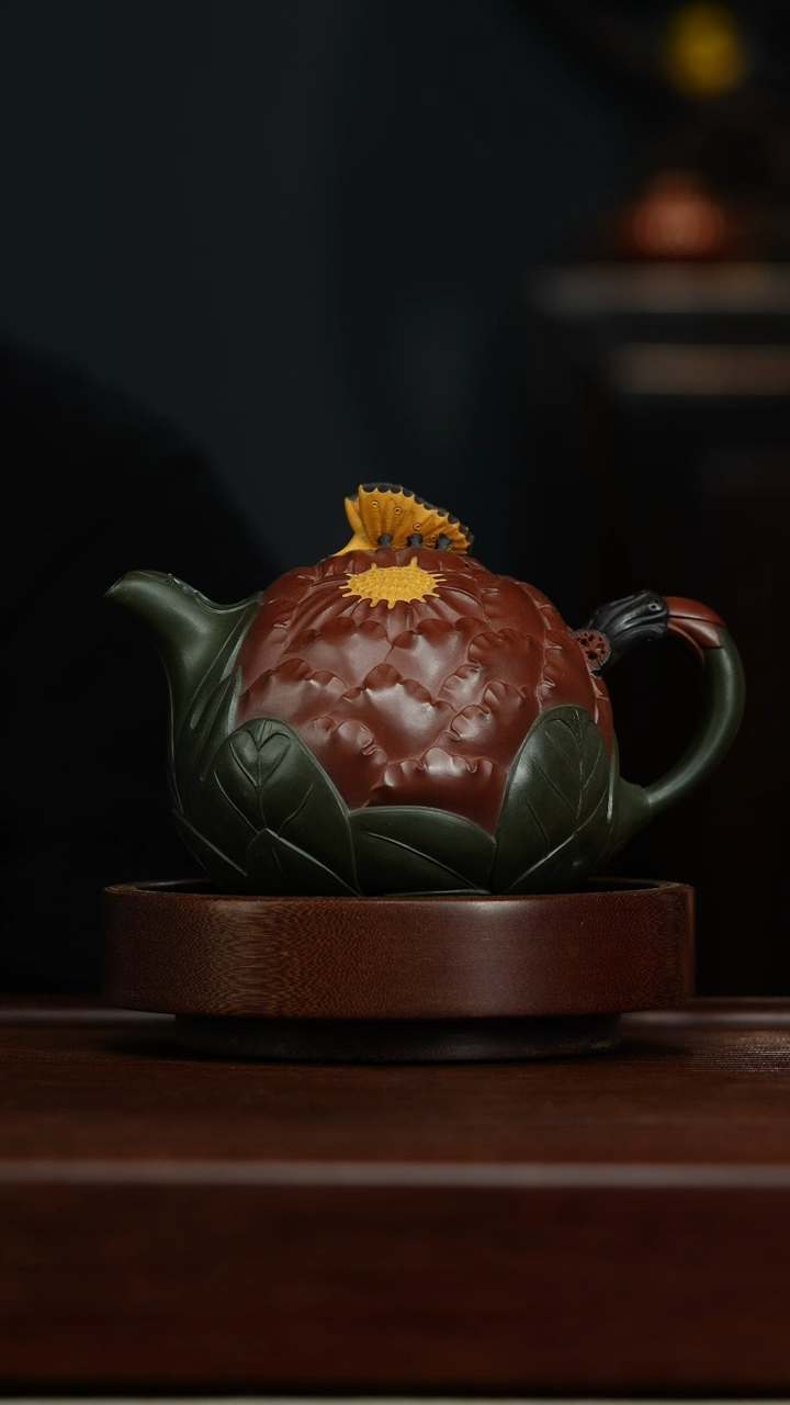 【闪购商品】紫砂茶壶m40花器*郭莉萍