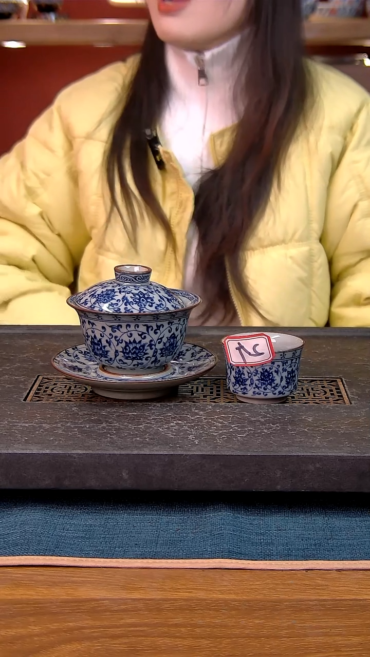 简装家用款3件套 老陶泥开片纹陶瓷茶具