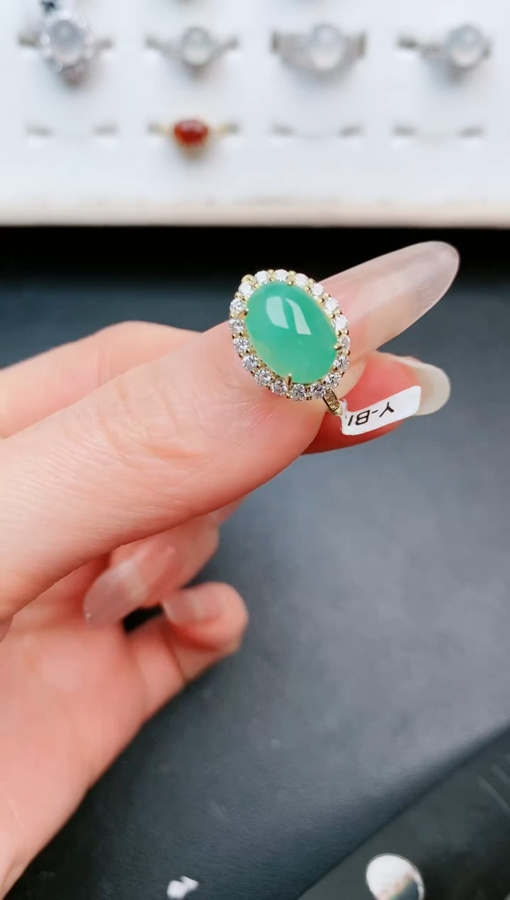【闪购商品】翡翠戒指银S925镶嵌.....