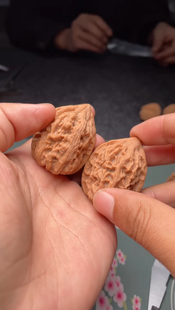 把件文玩核桃a147 鸡心  35尺