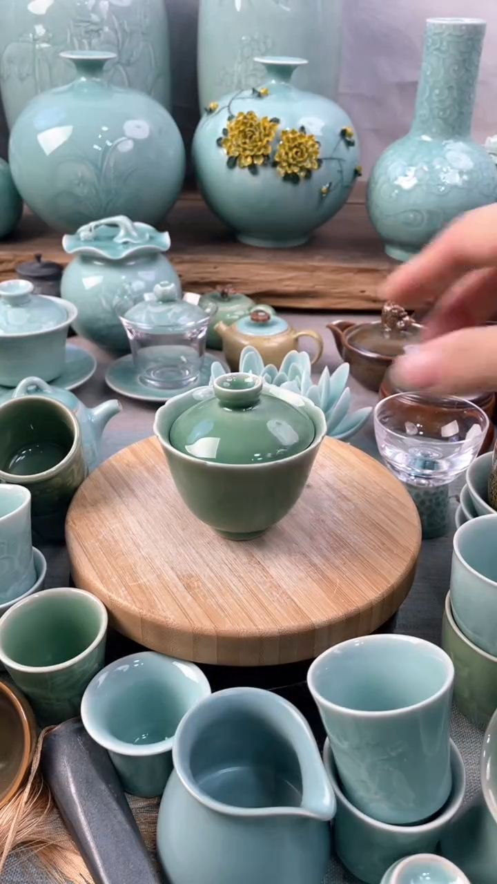 【闪购商品】特价 微瑕 慧仙青瓷